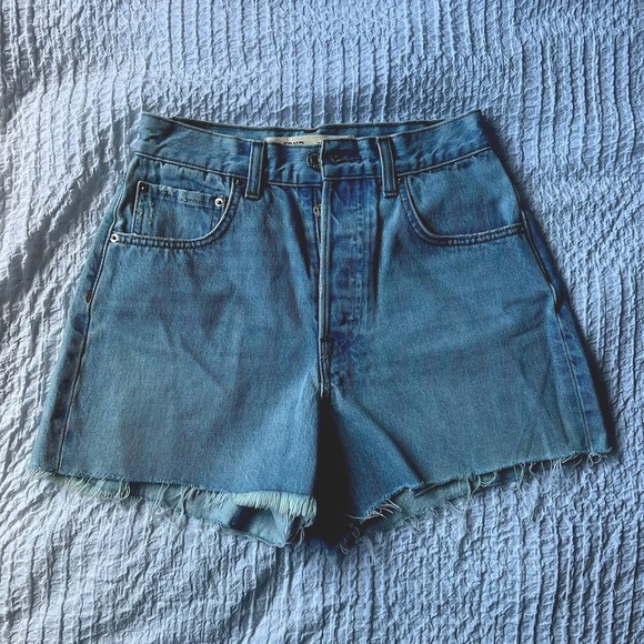 Revolve Grlfrnd Jules Denim Shorts - Picture 3 of 7